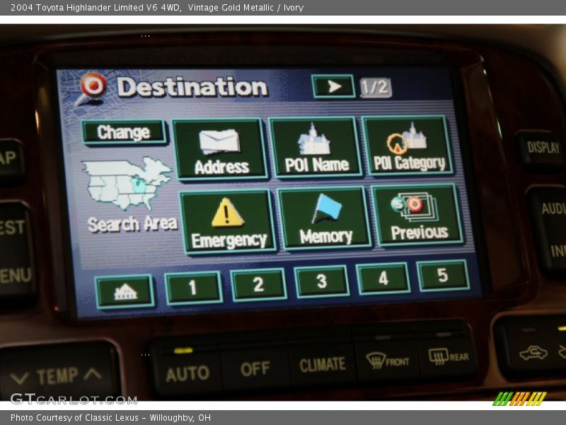 Vintage Gold Metallic / Ivory 2004 Toyota Highlander Limited V6 4WD