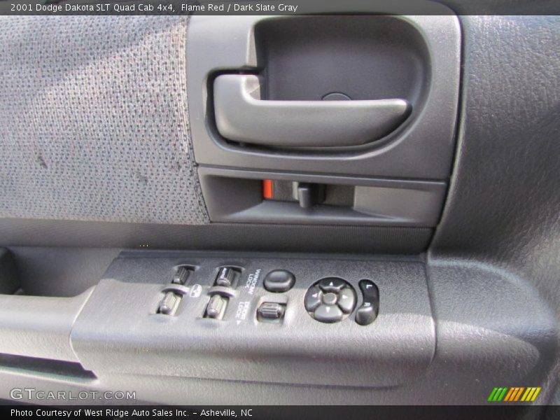 Flame Red / Dark Slate Gray 2001 Dodge Dakota SLT Quad Cab 4x4