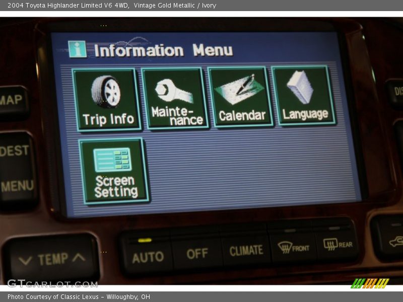 Vintage Gold Metallic / Ivory 2004 Toyota Highlander Limited V6 4WD