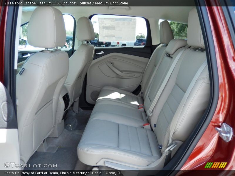 Sunset / Medium Light Stone 2014 Ford Escape Titanium 1.6L EcoBoost