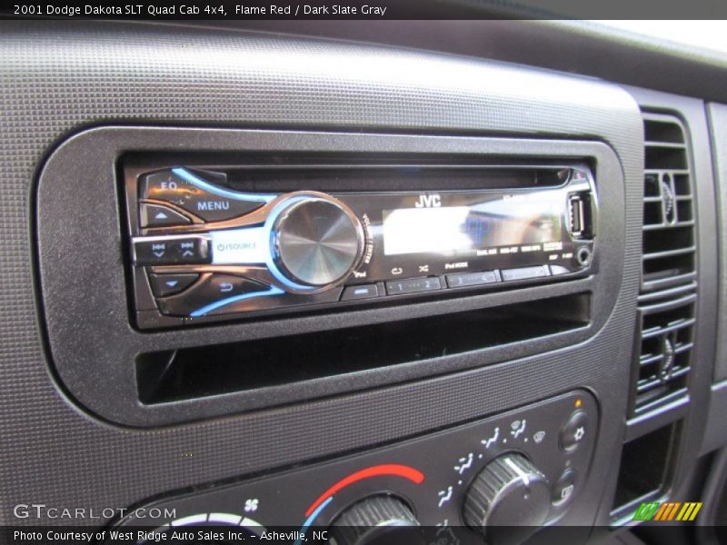 Flame Red / Dark Slate Gray 2001 Dodge Dakota SLT Quad Cab 4x4