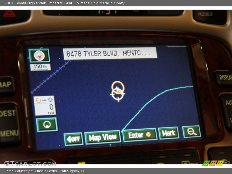 Navigation of 2004 Highlander Limited V6 4WD