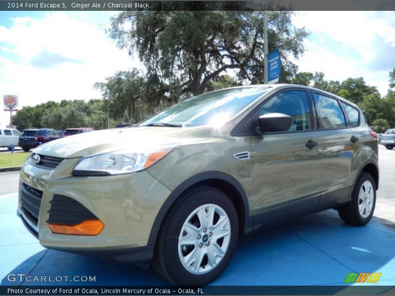 Ginger Ale / Charcoal Black 2014 Ford Escape S