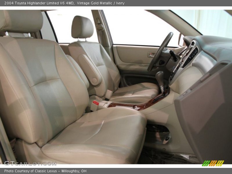 Front Seat of 2004 Highlander Limited V6 4WD