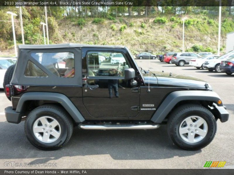 Black / Dark Slate Gray/Medium Slate Gray 2010 Jeep Wrangler Sport 4x4
