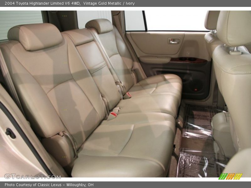 Rear Seat of 2004 Highlander Limited V6 4WD