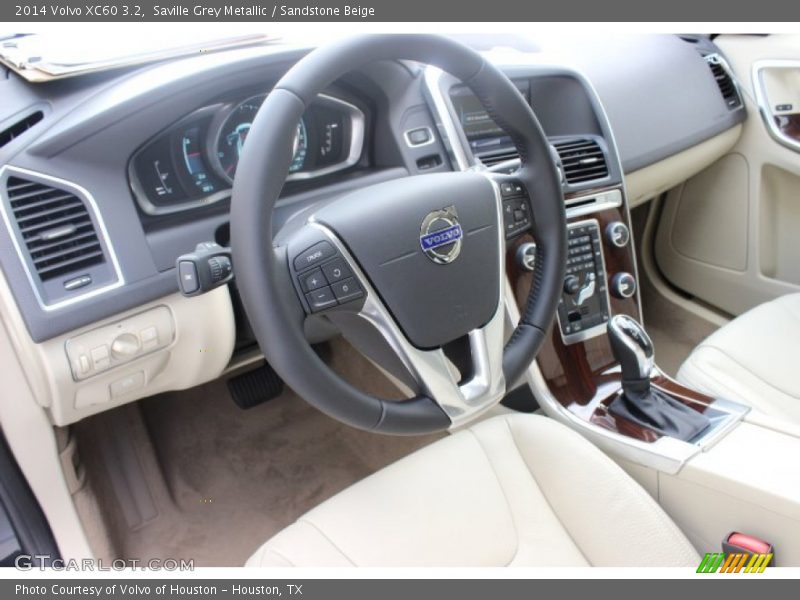 Saville Grey Metallic / Sandstone Beige 2014 Volvo XC60 3.2