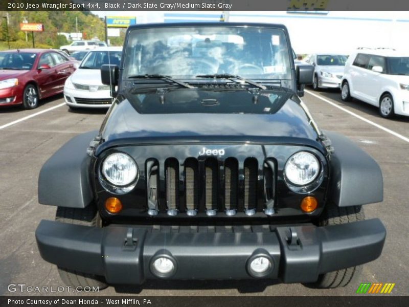 Black / Dark Slate Gray/Medium Slate Gray 2010 Jeep Wrangler Sport 4x4