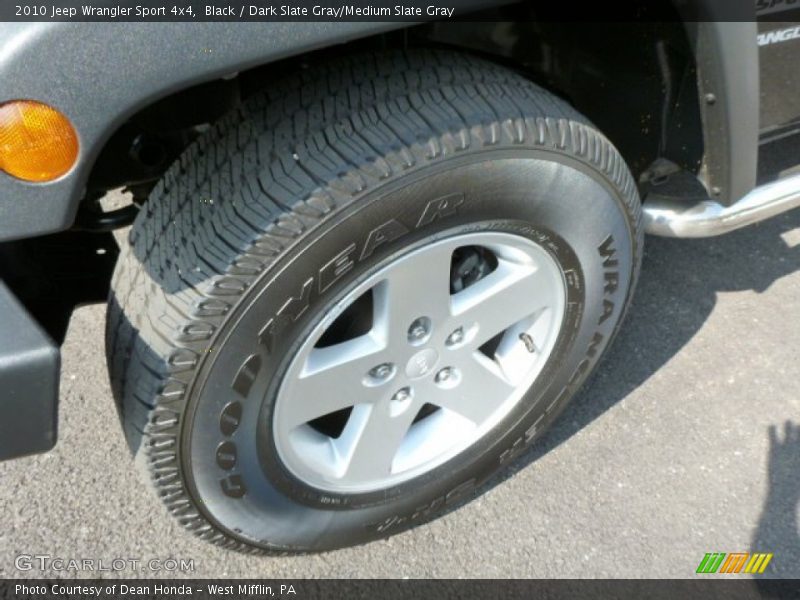 Black / Dark Slate Gray/Medium Slate Gray 2010 Jeep Wrangler Sport 4x4