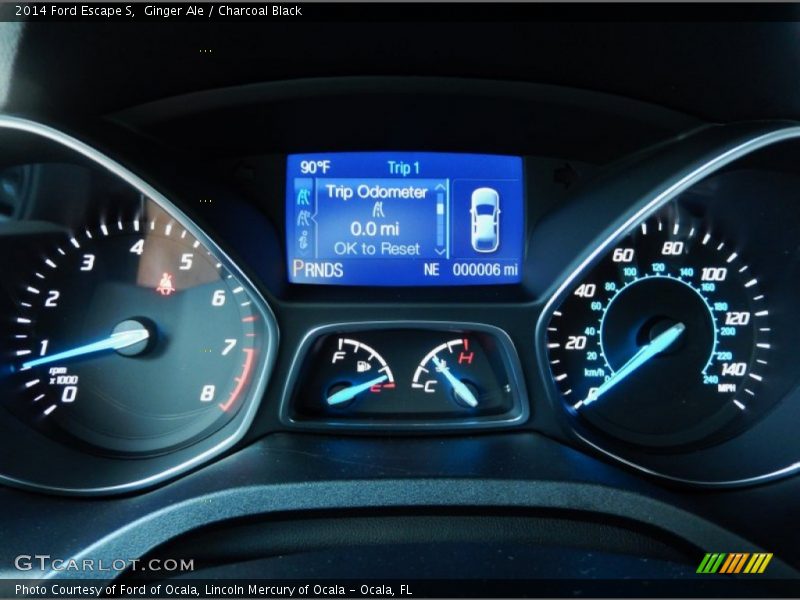 Ginger Ale / Charcoal Black 2014 Ford Escape S