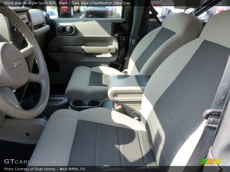 Black / Dark Slate Gray/Medium Slate Gray 2010 Jeep Wrangler Sport 4x4