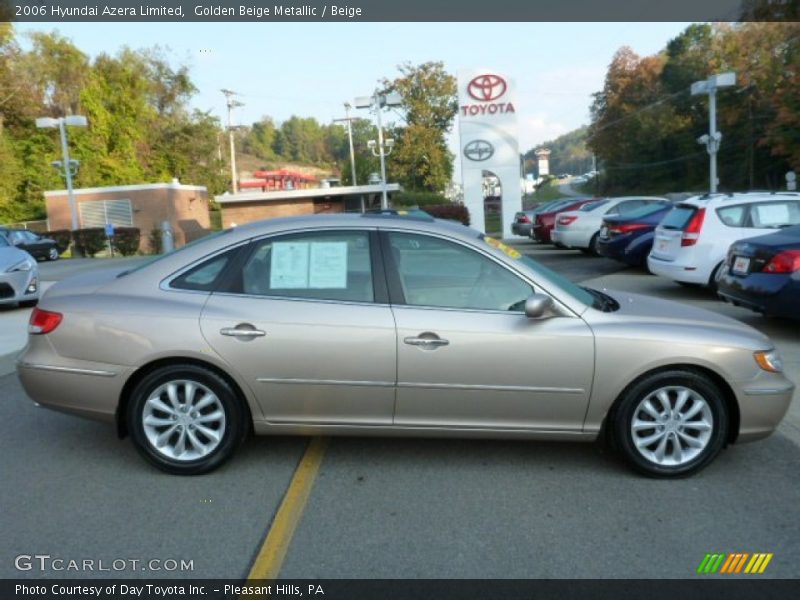 Golden Beige Metallic / Beige 2006 Hyundai Azera Limited