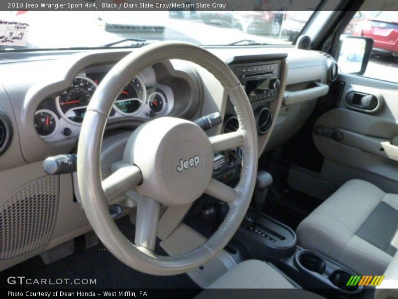 Black / Dark Slate Gray/Medium Slate Gray 2010 Jeep Wrangler Sport 4x4