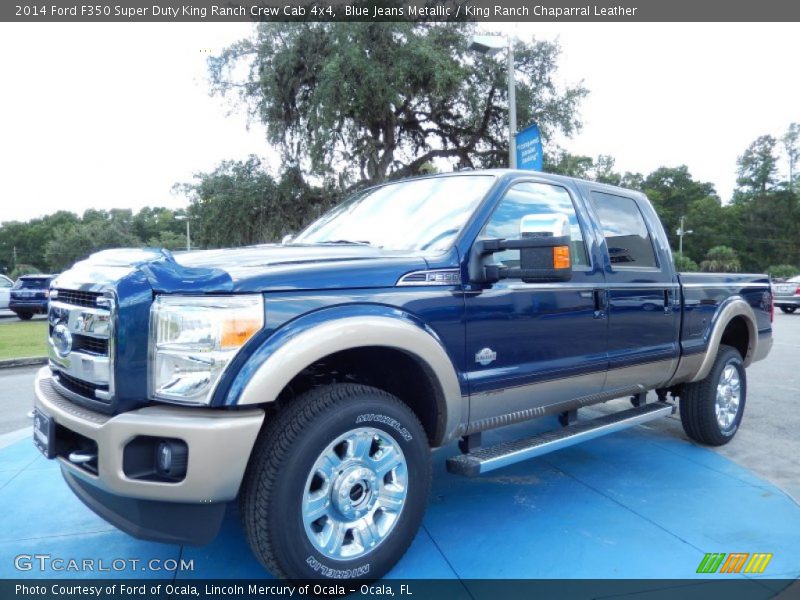 Front 3/4 View of 2014 F350 Super Duty King Ranch Crew Cab 4x4