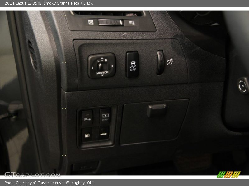 Smoky Granite Mica / Black 2011 Lexus ES 350