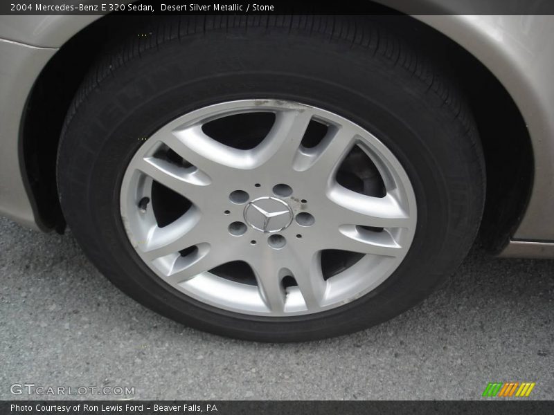 Desert Silver Metallic / Stone 2004 Mercedes-Benz E 320 Sedan