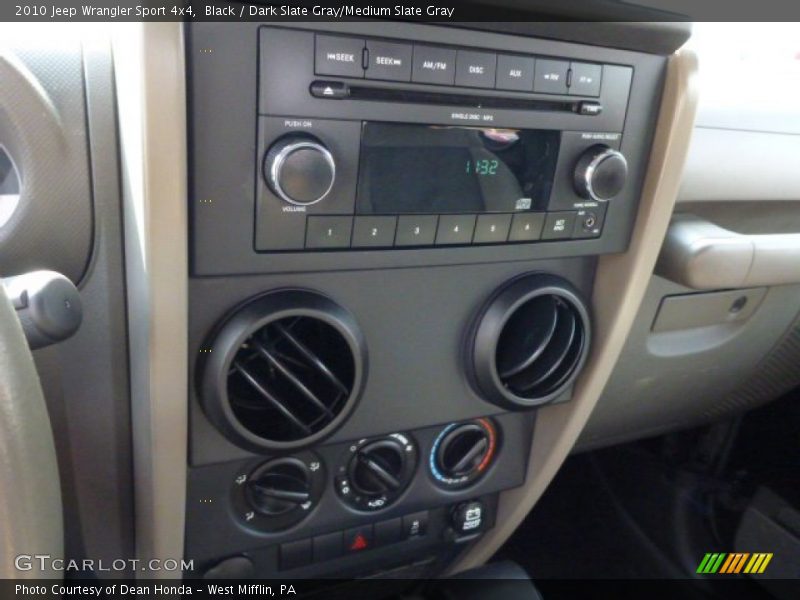 Black / Dark Slate Gray/Medium Slate Gray 2010 Jeep Wrangler Sport 4x4