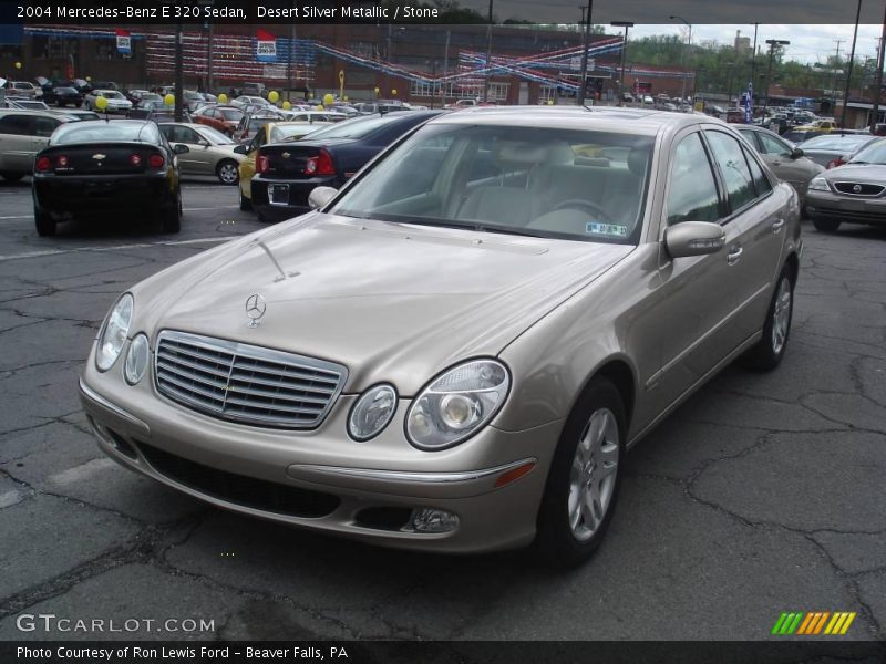Desert Silver Metallic / Stone 2004 Mercedes-Benz E 320 Sedan
