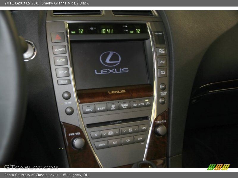 Smoky Granite Mica / Black 2011 Lexus ES 350