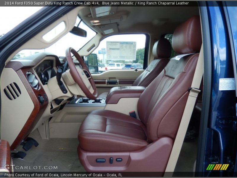 Front Seat of 2014 F350 Super Duty King Ranch Crew Cab 4x4