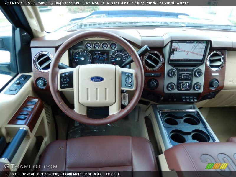 Dashboard of 2014 F350 Super Duty King Ranch Crew Cab 4x4