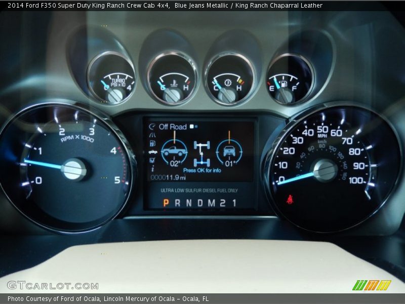  2014 F350 Super Duty King Ranch Crew Cab 4x4 King Ranch Crew Cab 4x4 Gauges