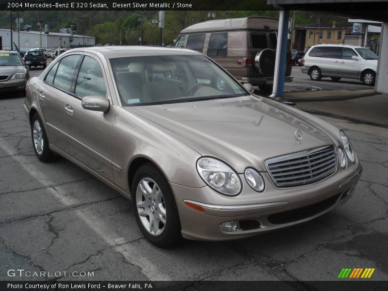 Desert Silver Metallic / Stone 2004 Mercedes-Benz E 320 Sedan