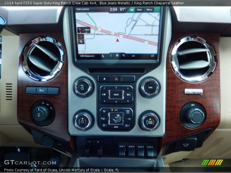 Controls of 2014 F350 Super Duty King Ranch Crew Cab 4x4