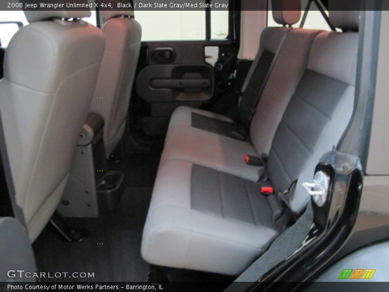 Black / Dark Slate Gray/Med Slate Gray 2008 Jeep Wrangler Unlimited X 4x4