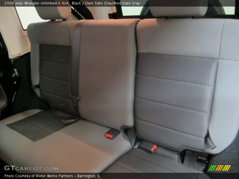 Black / Dark Slate Gray/Med Slate Gray 2008 Jeep Wrangler Unlimited X 4x4