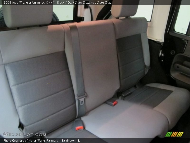 Black / Dark Slate Gray/Med Slate Gray 2008 Jeep Wrangler Unlimited X 4x4