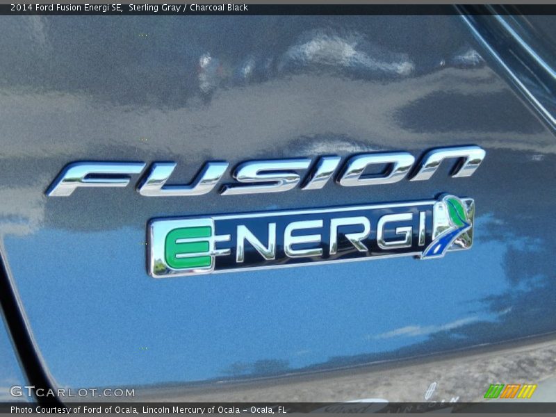 Sterling Gray / Charcoal Black 2014 Ford Fusion Energi SE