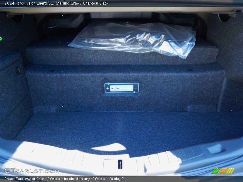 Sterling Gray / Charcoal Black 2014 Ford Fusion Energi SE