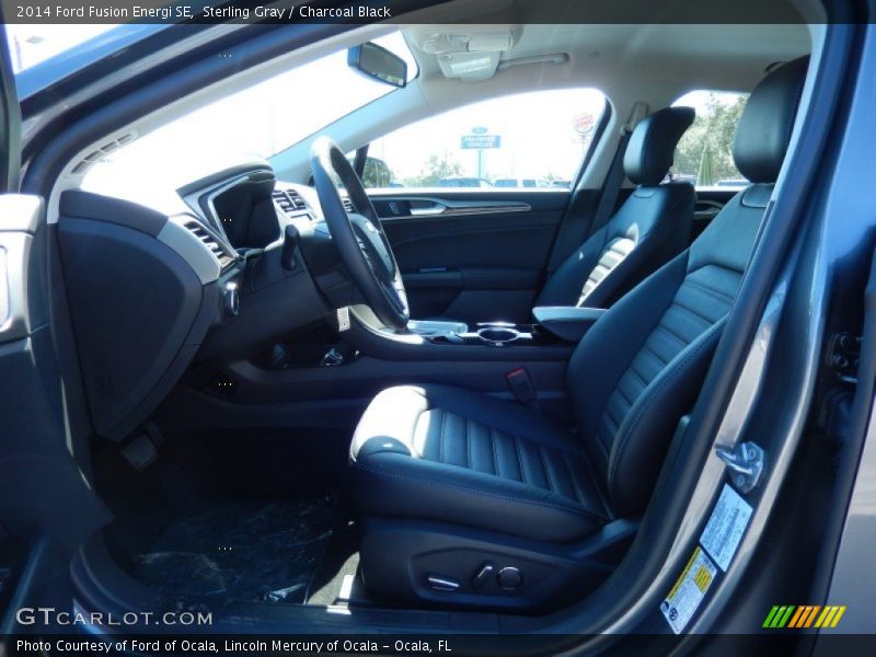 Sterling Gray / Charcoal Black 2014 Ford Fusion Energi SE