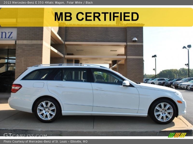 Polar White / Black 2013 Mercedes-Benz E 350 4Matic Wagon
