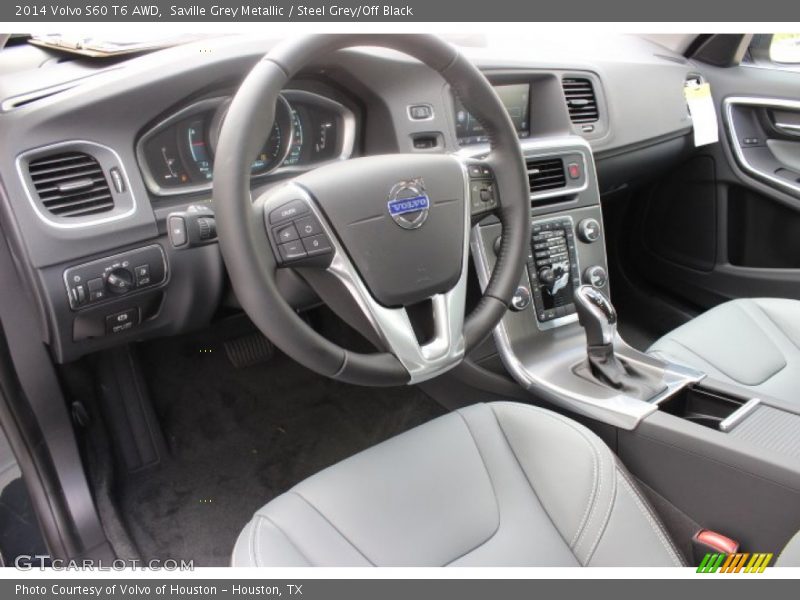  2014 S60 T6 AWD Steel Grey/Off Black Interior