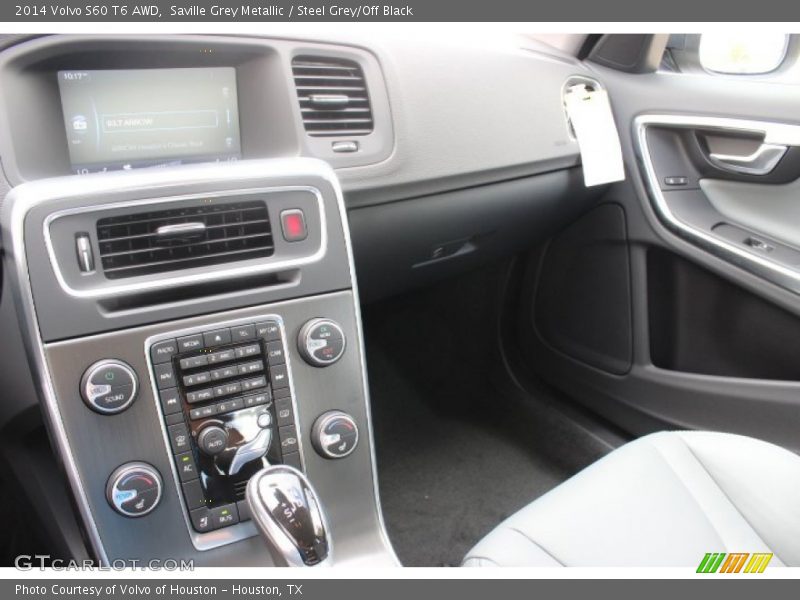 Saville Grey Metallic / Steel Grey/Off Black 2014 Volvo S60 T6 AWD