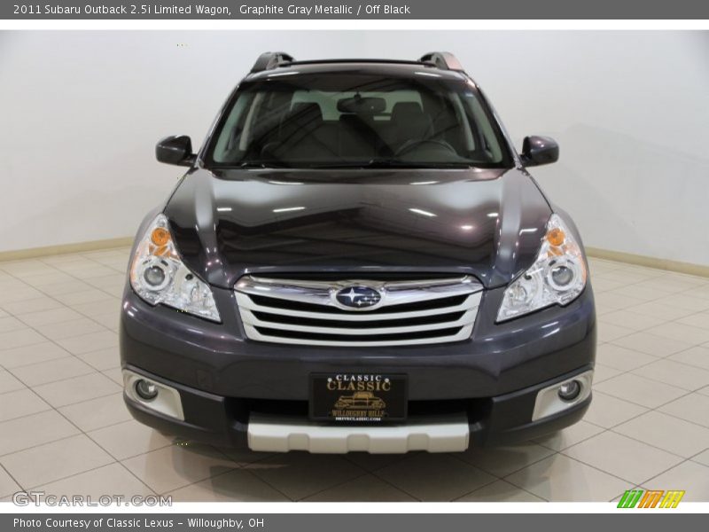 Graphite Gray Metallic / Off Black 2011 Subaru Outback 2.5i Limited Wagon