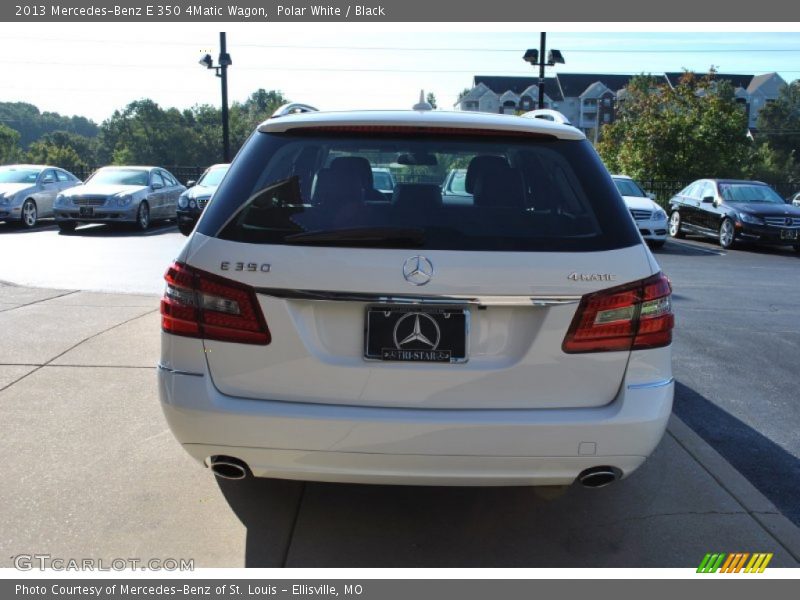 Polar White / Black 2013 Mercedes-Benz E 350 4Matic Wagon