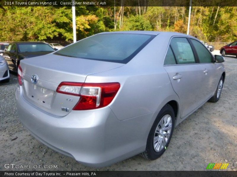 Classic Silver Metallic / Ash 2014 Toyota Camry Hybrid LE