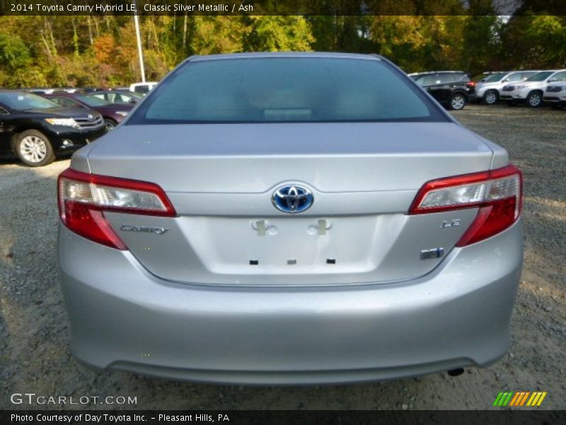Classic Silver Metallic / Ash 2014 Toyota Camry Hybrid LE