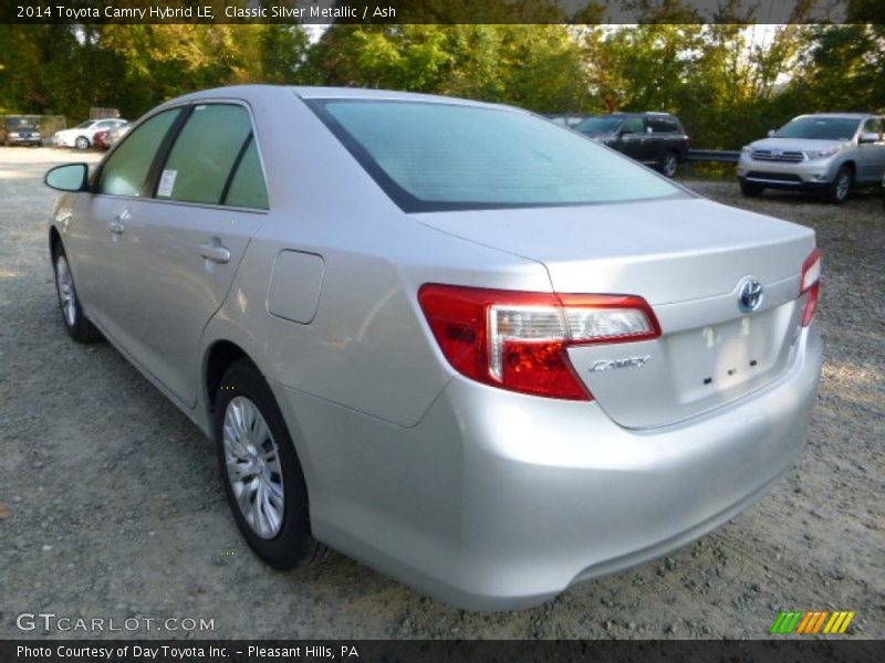 Classic Silver Metallic / Ash 2014 Toyota Camry Hybrid LE