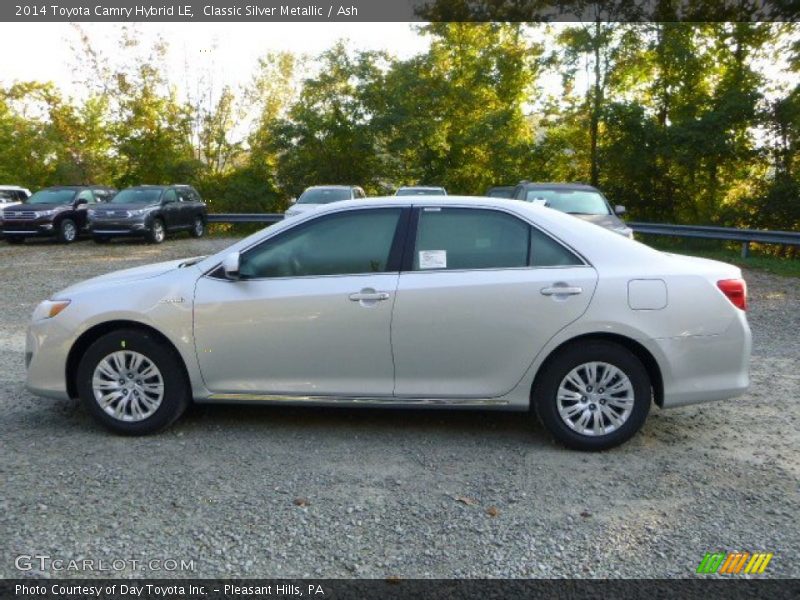 Classic Silver Metallic / Ash 2014 Toyota Camry Hybrid LE