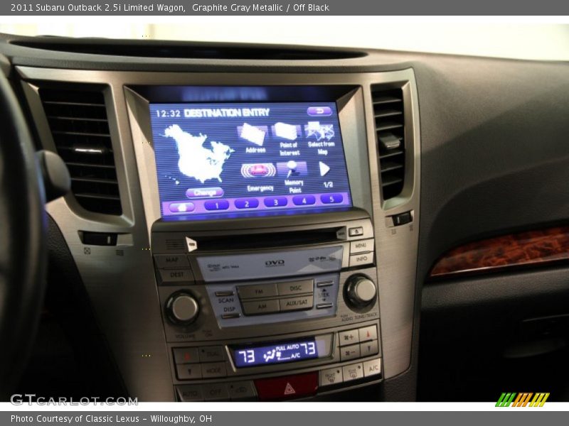 Graphite Gray Metallic / Off Black 2011 Subaru Outback 2.5i Limited Wagon