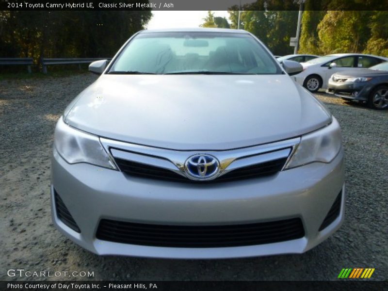 Classic Silver Metallic / Ash 2014 Toyota Camry Hybrid LE
