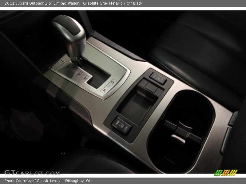  2011 Outback 2.5i Limited Wagon Lineartronic CVT Automatic Shifter