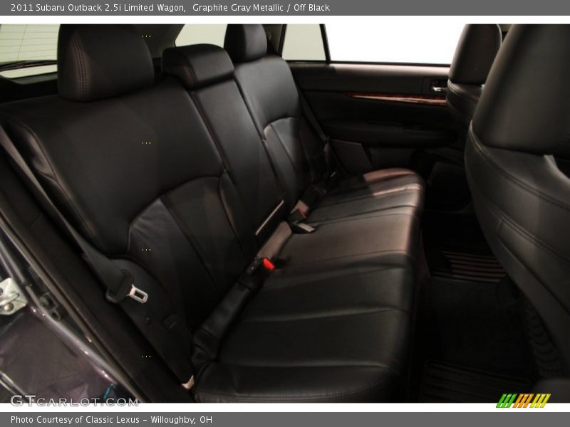 Graphite Gray Metallic / Off Black 2011 Subaru Outback 2.5i Limited Wagon