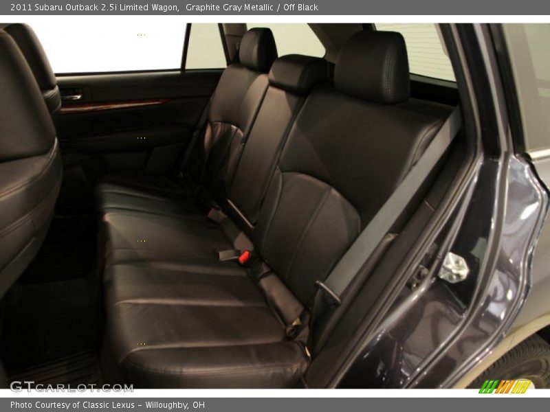 Graphite Gray Metallic / Off Black 2011 Subaru Outback 2.5i Limited Wagon