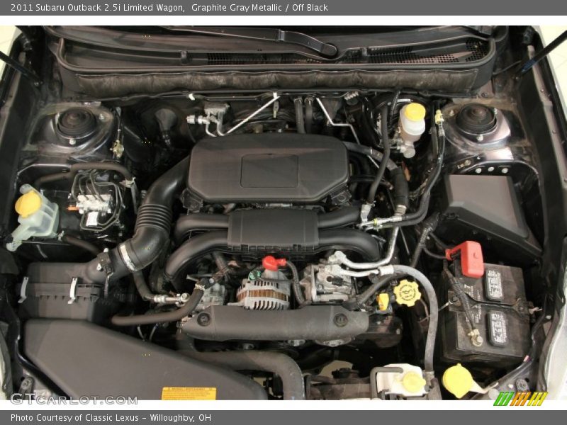  2011 Outback 2.5i Limited Wagon Engine - 2.5 Liter SOHC 16-Valve VVT Flat 4 Cylinder