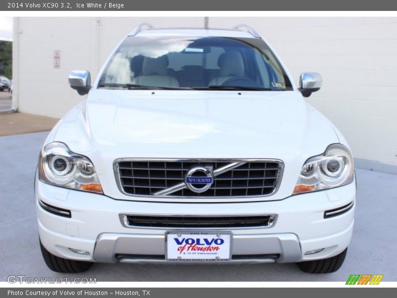 Ice White / Beige 2014 Volvo XC90 3.2